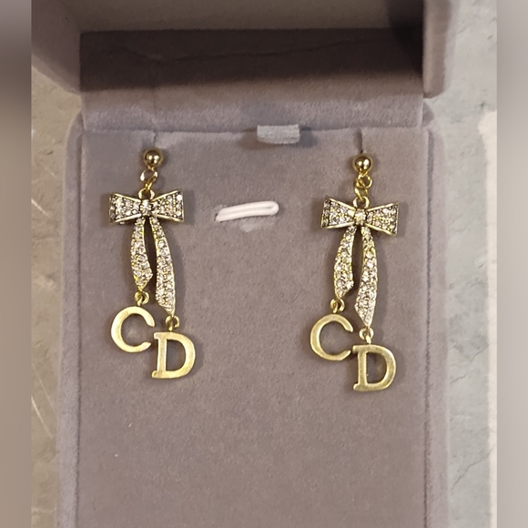 Christian Dior Petit CD Lucky Charms earrings - Picture 1 of 7